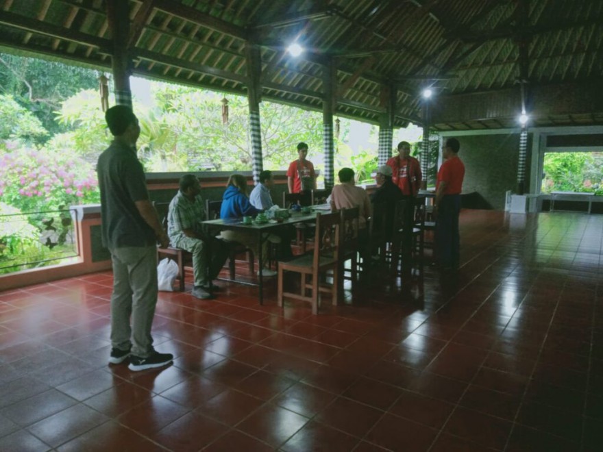 Kunjungan Bapak Sekretaris Daerah dan Bapak Camat Tabanan ke Taman Kupu-Kupu