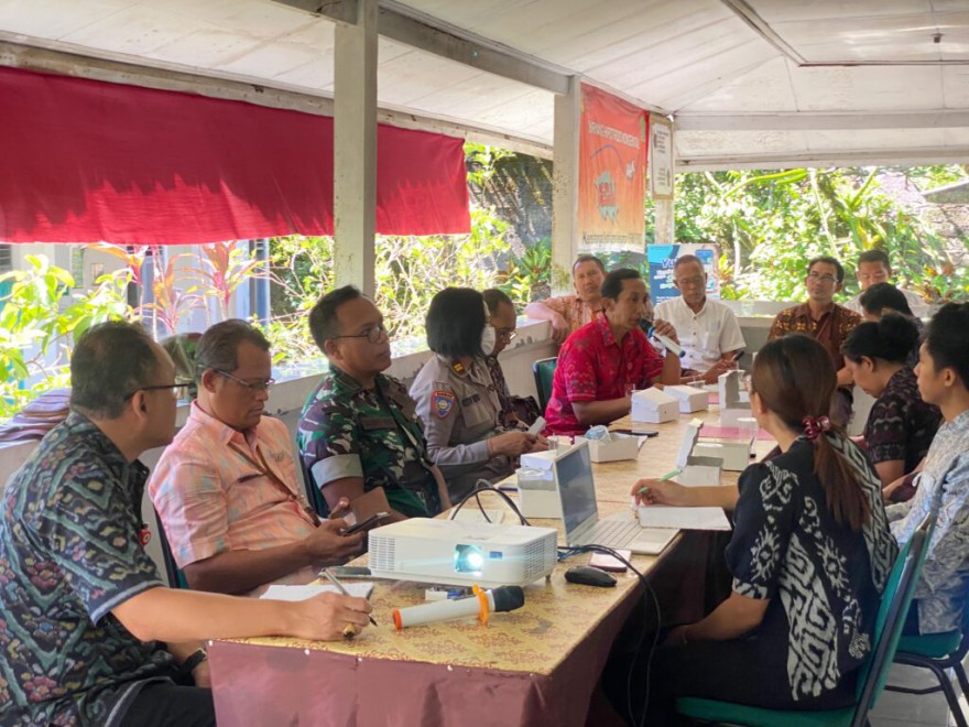 Rapat Koordinasi Lintas Sektoral di Puskesmas Tabanan 2 serta Penerimaan Piagam