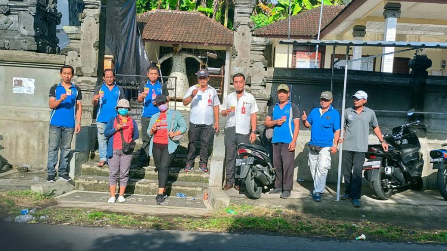 Kegiatan Jumantik di Banjar Sandan Tegeh