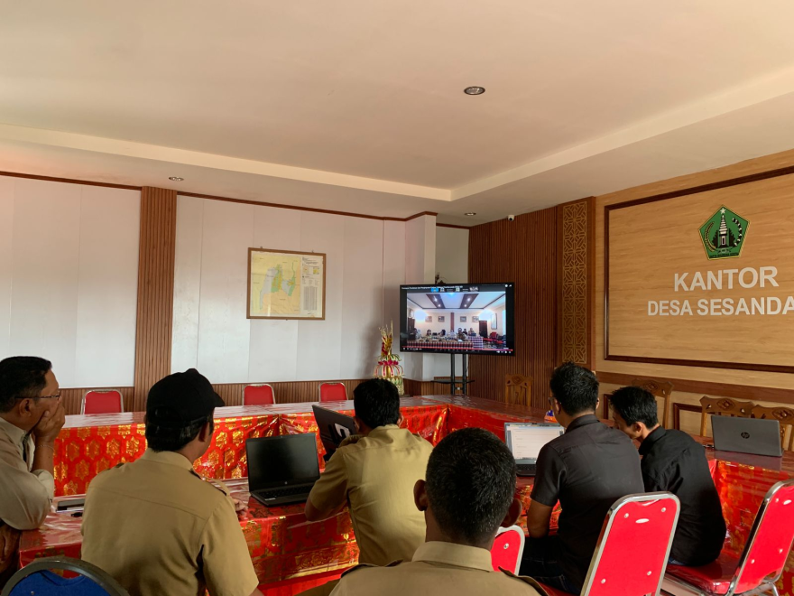 Rapat Zoom Persiapan Pendataan dan Penginputan Entitas 5 Bidang Prioritas Pada OPEN SID