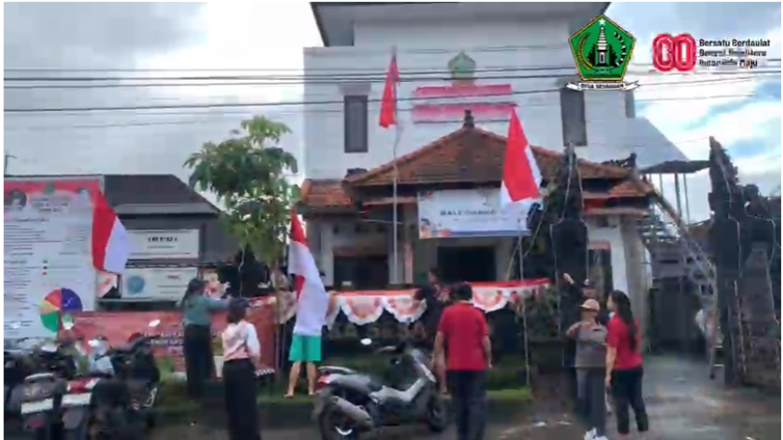 Keikutsertaan Kantor Desa Sesandan dalam Lomba Menghias Kantor Menyambut HUT RI