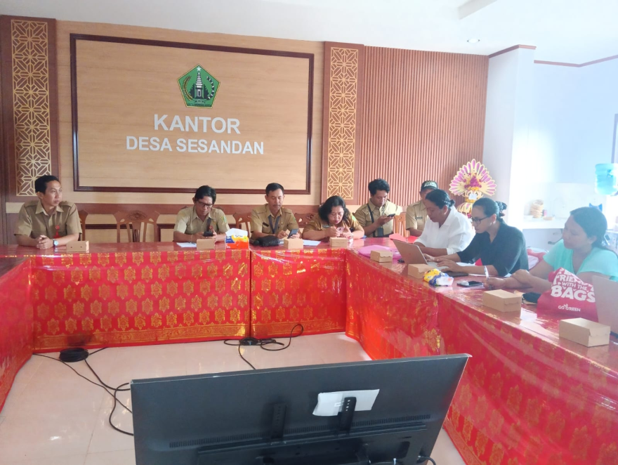 Pembinaan Bumdes Sekar Sandat dari DPMD Kab. Tabanan