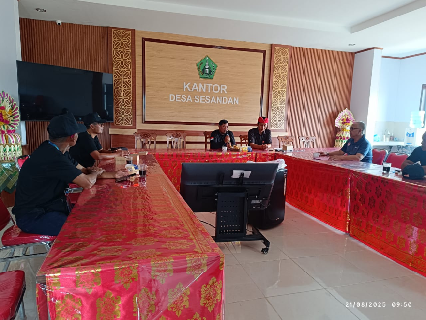 Pendataan oleh Kader PK25 Untuk Desa Sesandan Sudah Selesai 100%
